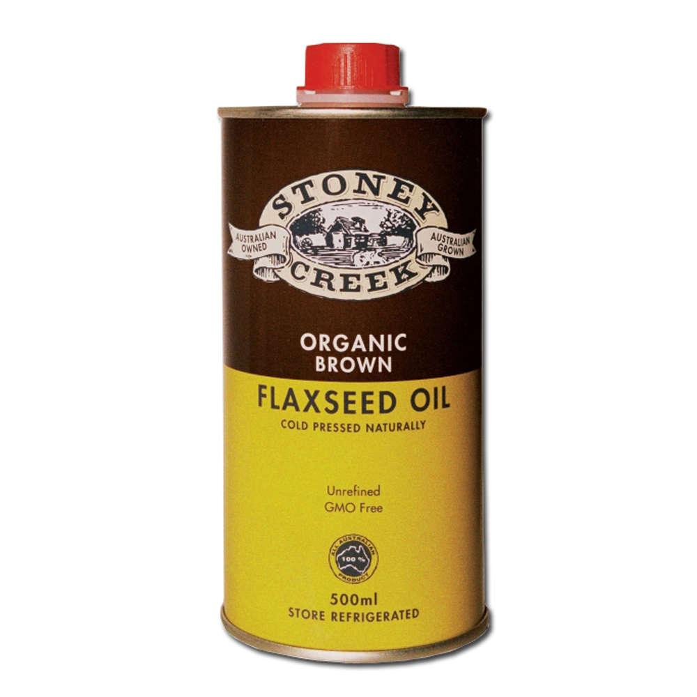 Stoney Creek Brown Flaxseed Oil Organic