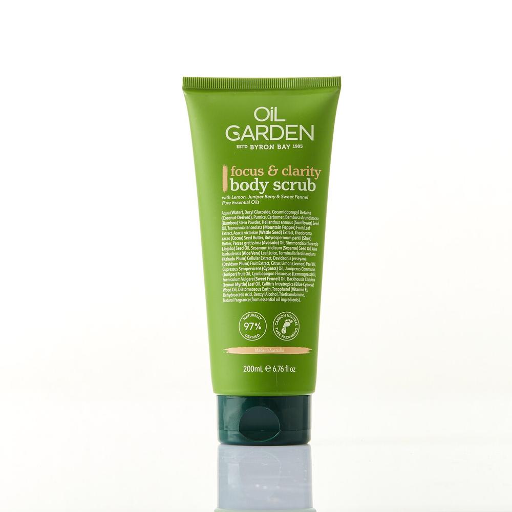 The Oil Garden Body Scrub  Focus &amp; Clarity