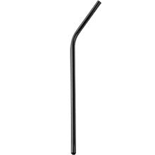 GE 8mm Steel Straw Bent Midnight Fever Black