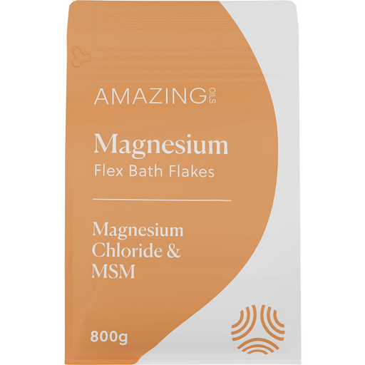 Amazing Oils Magnesium Flex Bath Flakes Magnesium Chloride &amp; MSM