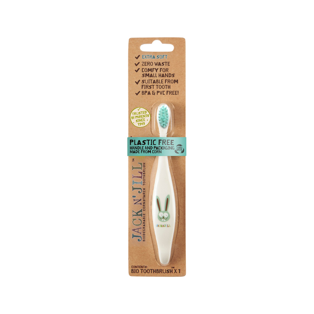 Jack n' Jill Children Biodegradable Toothbrush Bunny