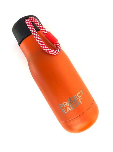 [25314298] Project Earth 350mL Dual Wall Stainless Steel Bottle Orange