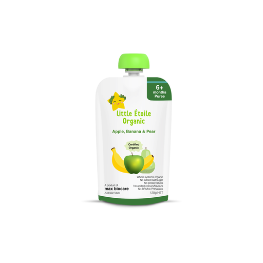 [25335811] Little Etoile Organic Apple, Banana &amp; Pear